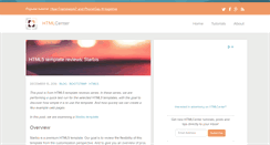Desktop Screenshot of htmlcenter.com
