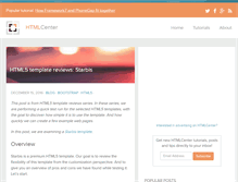 Tablet Screenshot of htmlcenter.com